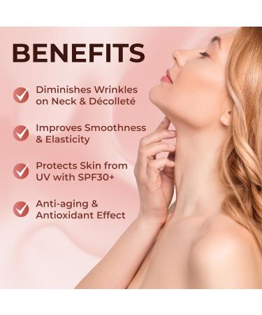 ABERA Loka Nano Collagen Neck Cream SPF 30+ | Anti-Aging Neck & D collet Treatment with Niacinamide | Firming & Tightening Moisturizer for Women (1.76 Fl Oz - Buy Online on GoSupps.com