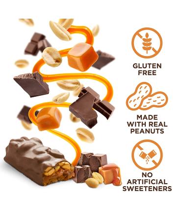 Pure Protein Candy Bar Bites - Chocolate Peanut Caramel, 5g Protein, Gluten Free, Low Sugar - 16 Pack, 0.70 oz each - Buy Online on GoSupps.com