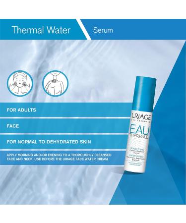 URIAGE Thermal Water Serum 1 fl.oz. | Hyaluronic Acid Face Serum for Hydration & Radiance | Oil-Free Formula to Smooth Fine Lines | Dermatologist Recommended - Buy Online on GoSupps.com