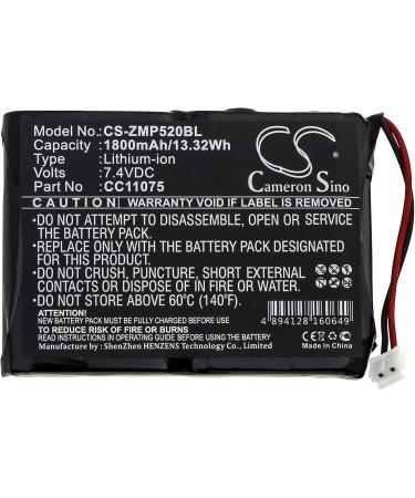 Replacement Battery for Zebra MP5020/MP5022/MP5030/MP5033 | CC11075 1800mAh 7.4V - International Shipping Available - Buy Online on GoSupps.com