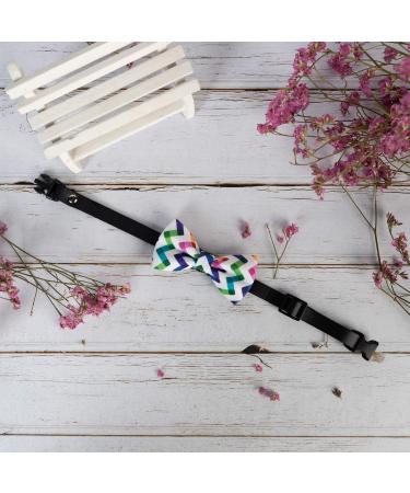 PAWHITS 2PCS Dog Cat Bow Tie Color Butterfly Collar - Cute Pet Costume Accessories - Buy Online on GoSupps.com