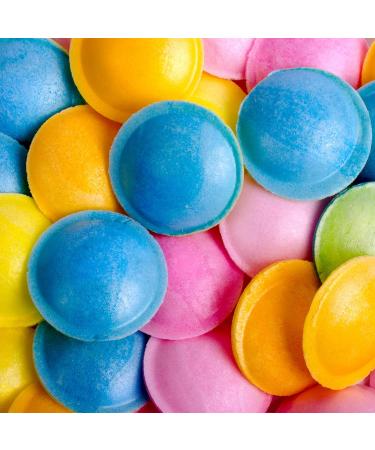 Frisia Flying Saucer Sweets Bulk (300pcs) Sour Citric Wafers Fruit Flavours Fizzy Sweets Tub 375g & Card - Gluten Free Sweets for Kids Birthday Halloween Party Bag Fillers - Buy Online on GoSupps.com