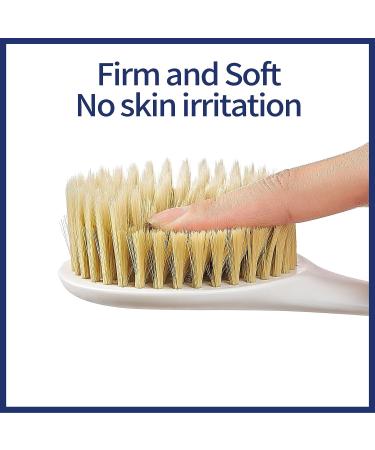 Long Handle Back Scrubber | Never Mold Shower Brush for Wet/Dry Brushing - Men & Women - Buy Online on GoSupps.com