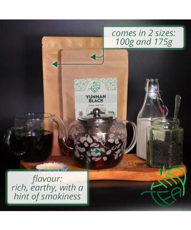 Yunnan Black Premium Loose Leaf Tea - 100g - Buy Online on GoSupps.com