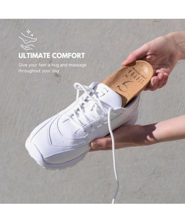 STRYDA Orthopedic Insoles - Vegan 100% Cork Shoe Inserts for Natural Foot Function & Comfort - Buy Online on GoSupps.com
