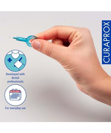 Curaprox Interdental Brush Set CPS 06 Prime Start - 5 Brushes 0.6mm Turquoise Starter Set for Effective Oral Care - Buy Online on GoSupps.com