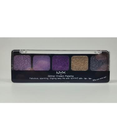 NYX Glitter Cream Palette -Color GCP 07 Royal Violets