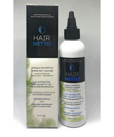 HAIRMETTO Topical Hair Serum for Hair Loss and Hair Growth Saw Palmetto and Stinging Nettle Hair Growth Serum Peppermint Hair Growth Treatment for Women and Men Alopecia Hair Loss Treatment 4oz
