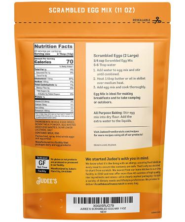 Judee's Scrambled Egg Mix - 11oz | Quick & Easy Breakfast Option - Buy Online on GoSupps.com