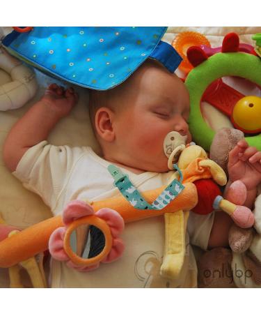 OnlyBP  Set 6 Baby Pacifier Holder Clip - Pacifier Clip for Boys and Girls Fits for Most Pacifiers - Protects Your Baby - Binkie Styles & Baby Teethers & Toys and Gift - Buy Online on GoSupps.com