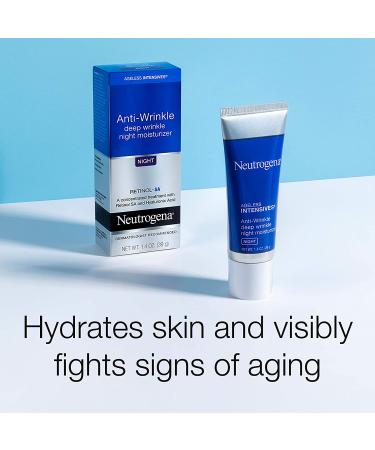 Neutrogena Anti-Wrinkle Night Moisturizer 1.4 oz - Deep Wrinkle Repair - Buy Online on GoSupps.com