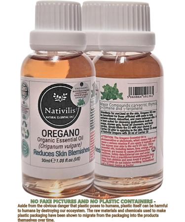 Nativilis Oregano Organic Essential Oil 30 ml (Origanum vulgare) - antioxidant antifungal anti-inflammatory properties weight management reduces skin blemishes - Copaiba Properties - Buy Online on GoSupps.com