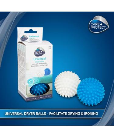 CARE + PROTECT Universal Dryer Balls - Set of 2 for Softening Fabrics and Uniform Drying - Buy Online on GoSupps.com
