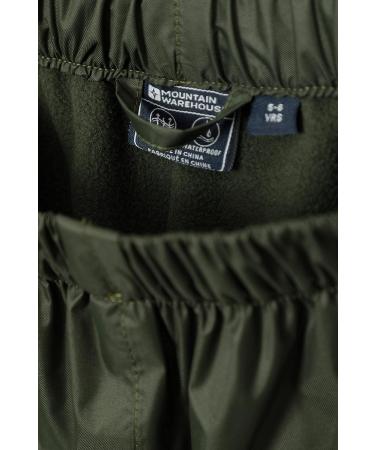 Mountain Warehouse Kids Waterproof Fleece Lined Pants - Khaki | Size 2-3T - Buy Online on GoSupps.com
