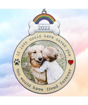 BANBERRY DESIGNS 2022 Dog Memorial Keepsake Ornament - Paw Prints and Heart Design - Loss of Pet Gift - Buy Online on GoSupps.com