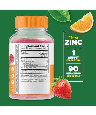 Lifeable Zinc Kids + Biotin Kids Gummies Bundle - Great Tasting Vitamin Supplement Gluten Free GMO Free Chewable Gummy - Buy Online on GoSupps.com