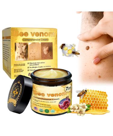 Bee Venom Cream Anti Aging Treatment with Natural Ingredients Bee Venom Skin Treatment Cream Sensitive Skin Care for Back Neck Hands Knee 1PCS