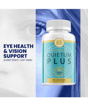 Quietum Plus Tinnitus Advanced Formula - Ear Health Supplement (2 Pack) - Buy Online on GoSupps.com