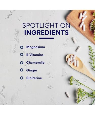 Research Verified Leg Cramps - Magnesium B Vitamins Ginger Chamomile BioPerine - Circulation Support - Vegan - 1 Month Supply 60 Count (Pack of 1) - Buy Online on GoSupps.com