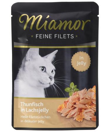 Miamor Fine Fillets in Jelly Tuna in Salmon Jelly 24x100g Tuna in Salmon Jelly