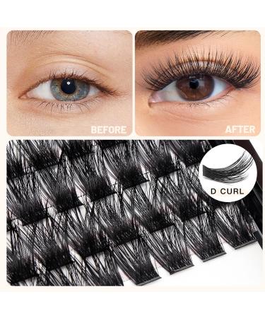 Buy Bodermincer 120pcs D Curl Mixed Eyelashes - Professional Individual Cluster for Home Extensions (8-10-12-14-16mm - Buy Online on GoSupps.com