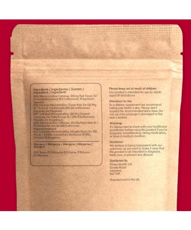 Red Clover Extract 1000MG Tablets - Menopause & Hormonal Support - Cardiovascular & Skin Health - 120 Count - Buy Online on GoSupps.com