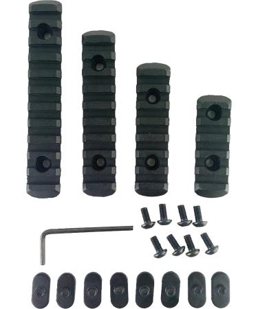 EEBUYTRONICS 4pcs Advanced Tactical Polymer Rail Sections Set for MOE Hand Guards - Black - Buy Online on GoSupps.com