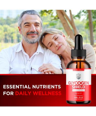 (3 Pack) Glycogen Shield Drops - Glycogen Shield Advanced Formula Liquid Supplement All Natural Glycogen Shield Glyco Balance Drops Delicious Daily Vitamin Support Health and Wellness (90 Servings) - Buy Online on GoSupps.com