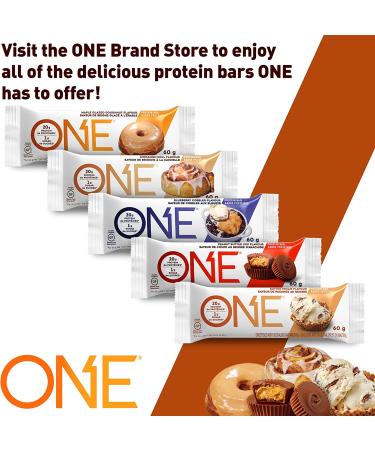 ONE Protein Bars Variety Pack - Gluten Free, 20g Protein, 1g Sugar - Birthday Cake, Almond Bliss, Maple Glazed Doughnut & Peanut Butter Pie (12 Pack) - Buy Online on GoSupps.com