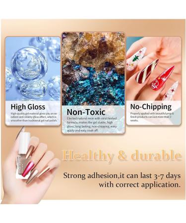 Metal Nail Polish Mirror Nail Varnish Quick Drying Metallic Effect Nail Art Polish (002) - Buy Online on GoSupps.com