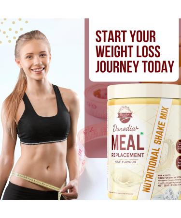Danodia Foods Nutrient Shake 88 oz 250 g Vanilla Flavor Meal Replacement for Women & Men With Vitamins & Minerals No Added Sugar - Buy Online on GoSupps.com