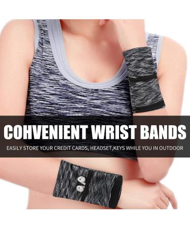 Wrist Pouch  Pocket Wallet with Zippered for Running  Walking  Hiking  Yoga and More BLACK  L - Buy Online on GoSupps.com