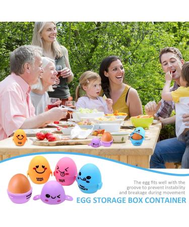 LIXUHDYU Portable Egg Carrier - Cute Shockproof Storage Container for Outdoor Camping & Picnics | Protect Your Eggs in Style! - Buy Online on GoSupps.com