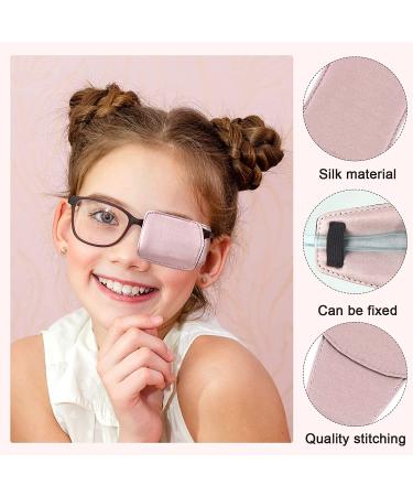 3-Piece Silk Eye Patch Set for Glasses | Protective Glasses Patch for Adults & Kids | Pink, Navy Blue, Black - Buy Online on GoSupps.com