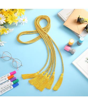 48 Pcs Gold Graduation Cords with Tassel for Bachelor, Master, Doctor Ceremonies - Buy Online on GoSupps.com