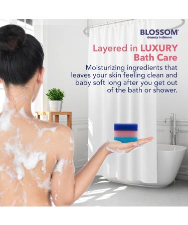 Blossom Triple Layer Hydrating Body Soap Bar | Moisturizing Glycerin & Hyaluronic Acid | Cruelty-Free | 100g | Vanilla Scent for Men & Women - Buy Online on GoSupps.com
