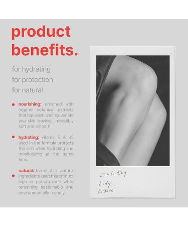All Natural Body Lotion 16oz | Hydrating & Moisturizing for Dry Skin | Vegan & Cruelty-Free | Plant-Based Organic Ingredients - Buy Online on GoSupps.com