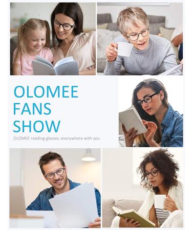 Reading Glasses 1.25 Readers 5 Pack - Lightweight Round Eyeglasses for Women Men - Flexible Spring Hinge - Mix Color 5 Pair Set - Buy Online on GoSupps.com