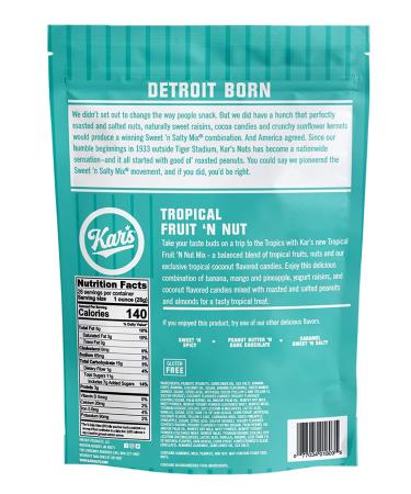 Kar's Nuts Tropical Fruit 'N Nut Trail Mix 28 oz - 1.75 lb Pouch | Pack of 1 - Buy Online on GoSupps.com