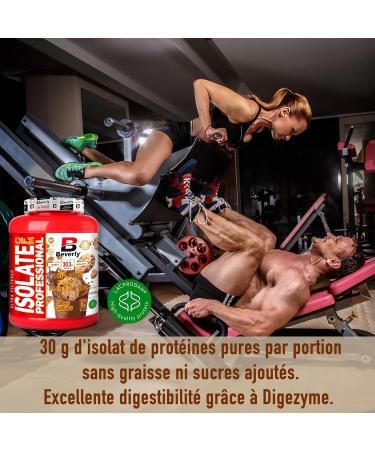 Beverly Isolate CFM - Isolat de prot ines de lactos rum Lacprodan - 2 kg - 30 g de prot ines par portion - 58 portions - Tonifie et augmente la masse musculaire - Saveur (2 KG BISCUIT BEURR ) BISCUIT BEURR 2 KG - Buy Online on GoSupps.com