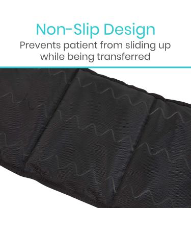 Vive Transfer Sling - Padded Assist Gait Belt for Mobility and Lifting - Heavy Duty Patient Lift with Straps - Ideal Standing Aid for Disabled Seniors - Black - Buy Online on GoSupps.com