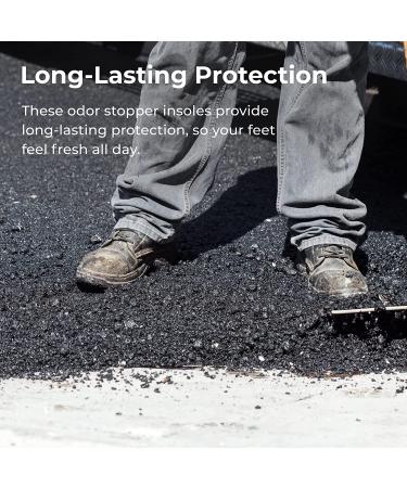 Rite Aid Foot Care Odor Stopper Insoles - 3 Pairs | Shoe Odor Eaters and Eliminator | Foot Care Inserts | Trim-to-Fit for All Sizes | Fights Foot Odor and Keeps Feet Fresh - Buy Online on GoSupps.com