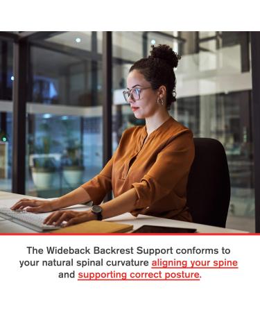 ObusForme Wideback Backrest Support | Portable Lumbar & Seat Cushion for Comfort & Posture | International Shipping Available - Buy Online on GoSupps.com
