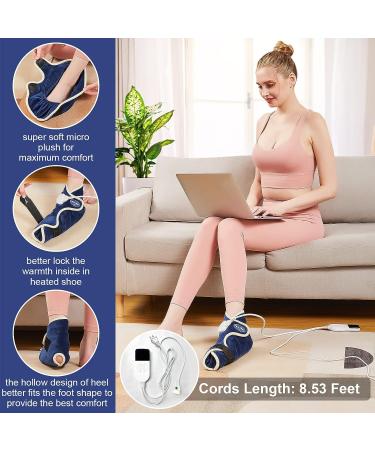 JOBYNA Ankle/Toe/Foot WarmerÂ |Â Full Coverage Heated Foot Wrap |86-158  Continuous Setting| 10-90min Timer| Electric Heating Pad for Plantar Fasciitis Relief  Neuropathy Pain Relief for Foot(1 Pack) For Foot Wrap - Buy Online on GoSupps.com