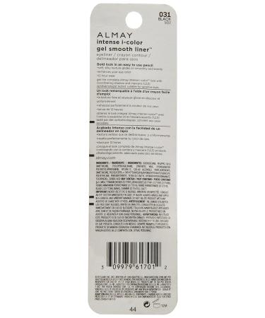 Almay Gel Smooth Eyeliner in Black - Long-Lasting Waterproof Formula - Buy Online on GoSupps.com