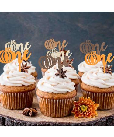 8PCS Pumpkin Cupcake Toppers - Pumpkin Cupcake Toppers for Baby Shower - Birthday Pumpkin Cupcake Decorations - Halloween Pumpkin Cupcake Picks - Little Pumpkin Cupcake Toppers - Buy Online on GoSupps.com