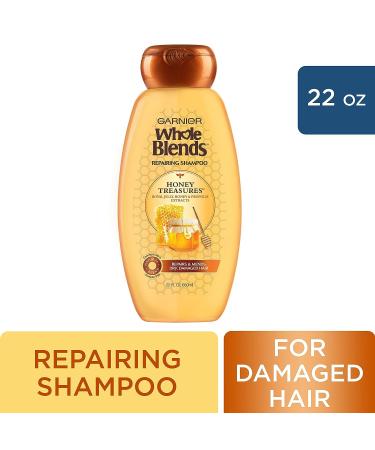 Garnier Whole Blends Repairing Shampoo Honey Treasures 22 Fl Oz - Ideal for Damaged Hair - Buy Online on GoSupps.com