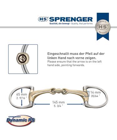 Buy SPRINGER 4041414578 Dynamic RS Bit Sensogan 78 | International Shipping Available | High-Quality Equestrian Gear - Buy Online on GoSupps.com