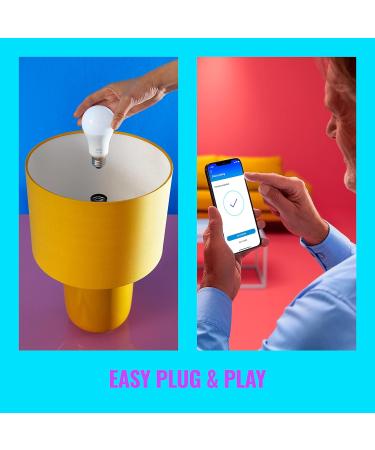 WiZ Connected Tunable White A19 Smart WiFi Light Bulb Dimmable 2700K - 6500K Smart Control with WiZ App Compatible with Alexa Google Assistant and Siri Shortcuts No Hub Required 1 Bulb A19 Tunable White 1 Count (Pack of 1) - Buy Online on GoSupps.com