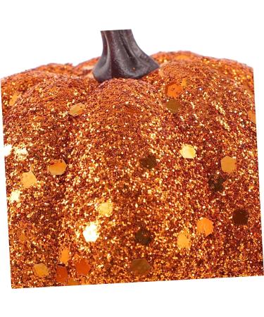 IMIKEYA 10pcs Foam Pumpkin Mini Artificial Pumpkins Mini Pumpkins Glitter Pumpkins Small Pumpkin Decor Small Artificial Pumpkins Harvest Pumpkins Fall Decor Powder Little Pumpkin Orange 6.3CM - Buy Online on GoSupps.com